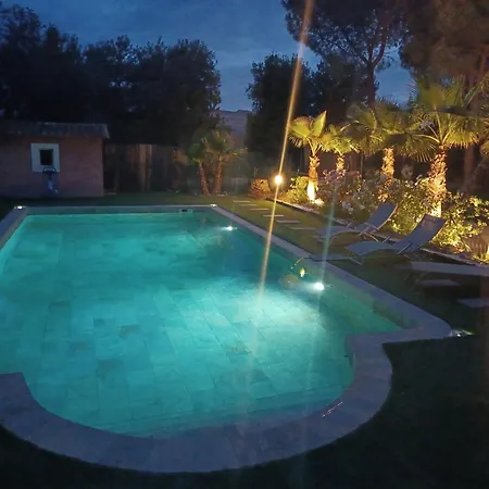 Willa Magnifique Avec Piscine 10x5 M Sur 1800m2 De Terrain Avec Parking Privatif Cuisine Recente Equpee 3 Dont 2 Parental Au Rdc Avec Wc Separe Pas De Vis A Vis Terrain De Petanque Bbq Climatisation Jeux Enfants Sérignan